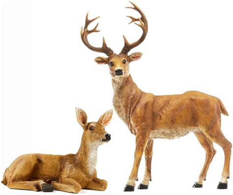 resin deer statues|decorative standing deer statue.